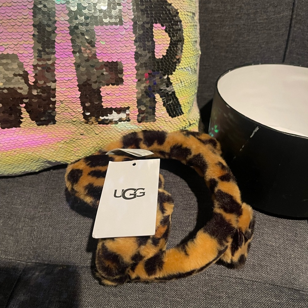 Uggs cheetah print earmuffs